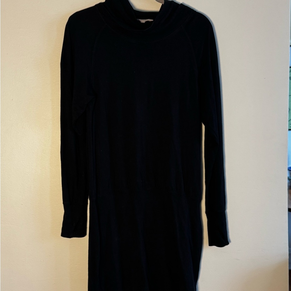Black athletic Long Sleeve Dress